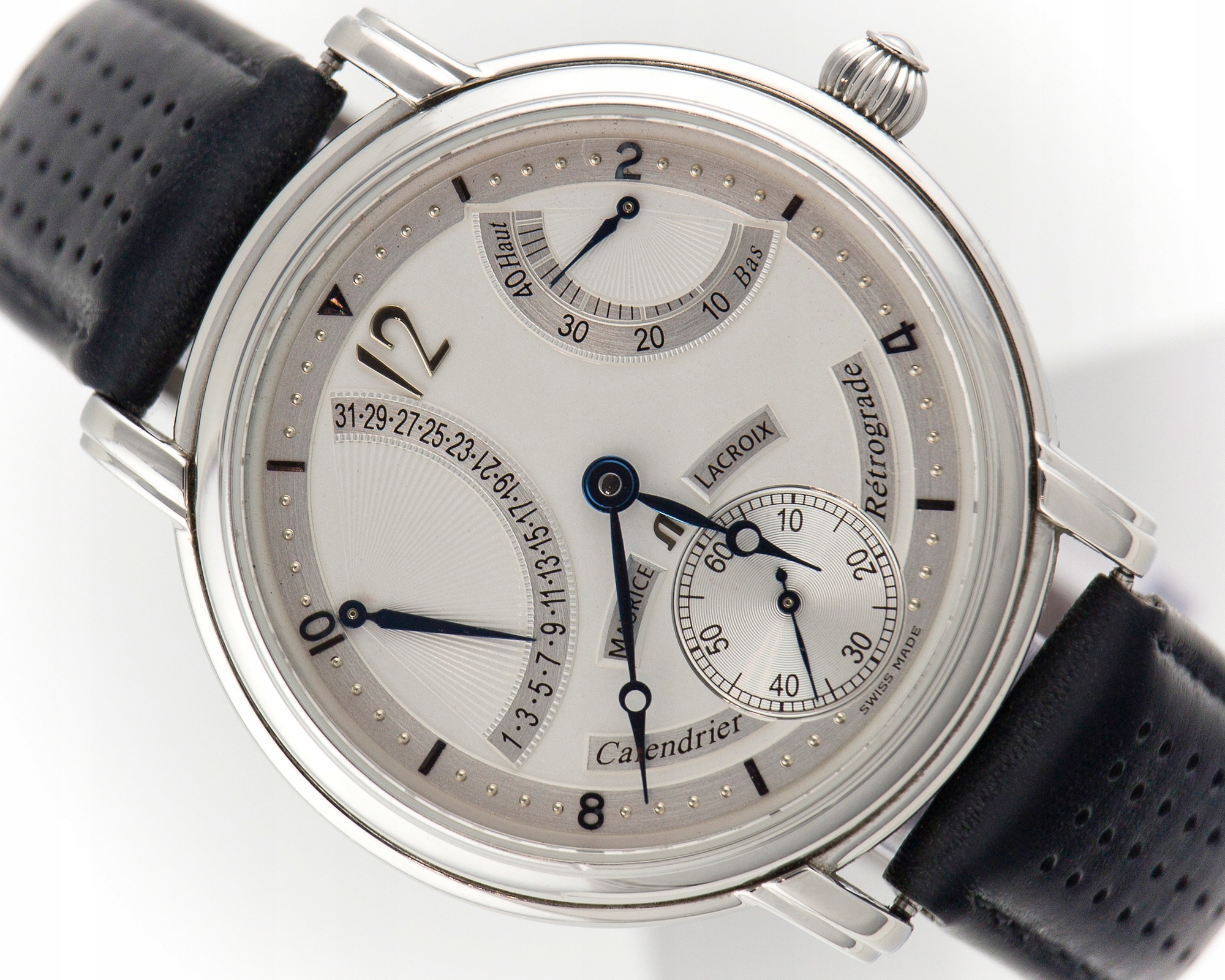 Masterpiece retrograde calendar cheap