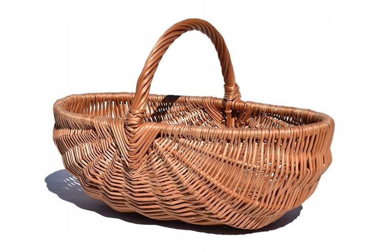 

Kosz na zakupy Wiklina koszyk na grzyby Mocny Śred