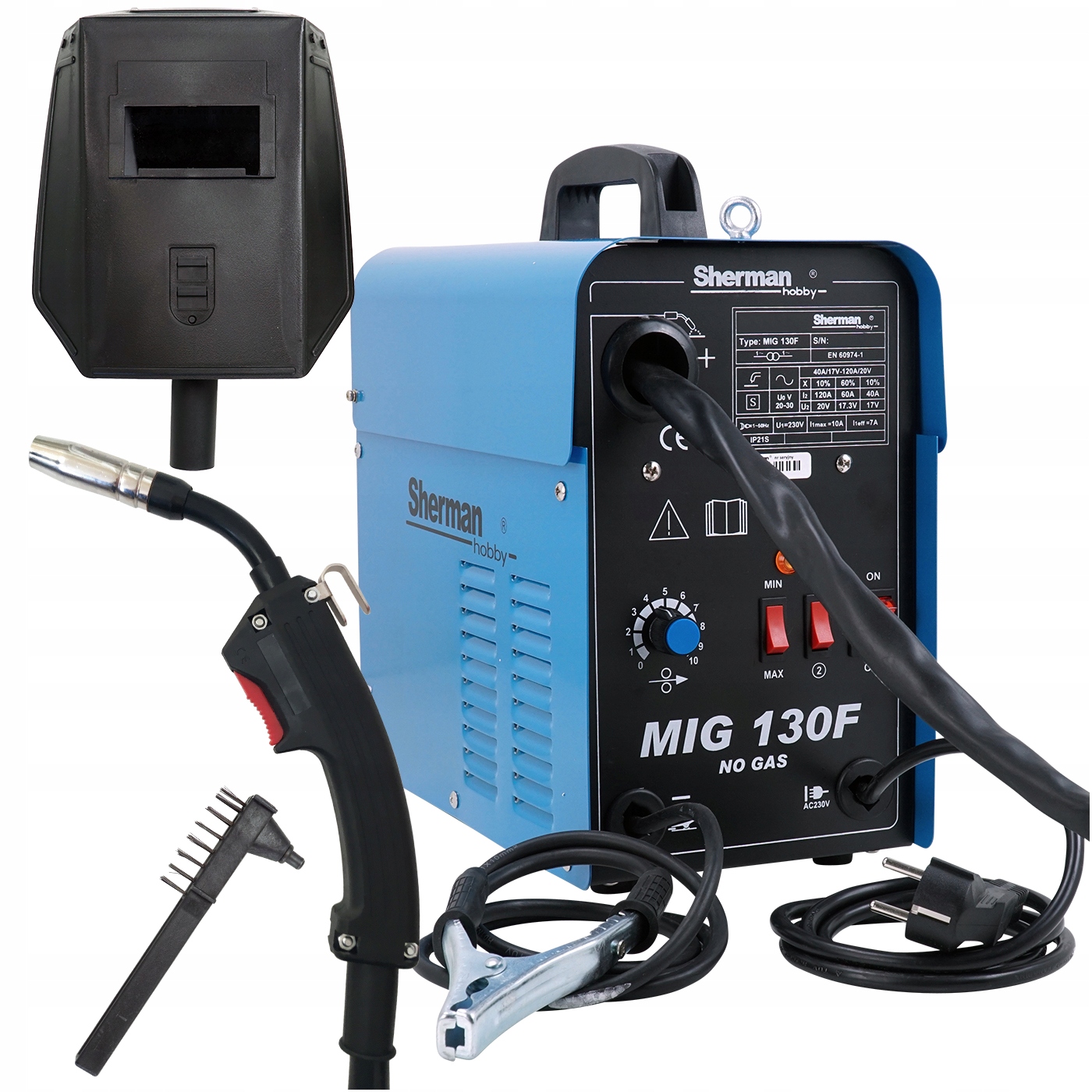 Spawarka migomat MIG 130F półautomat na drut FLUX