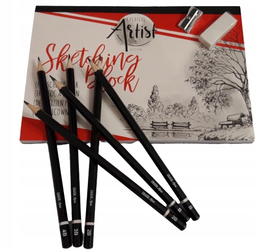 Zestaw STARTOWY do szkicowania Wallet Sketching Liczba sztuk w zestawie 17 szt.