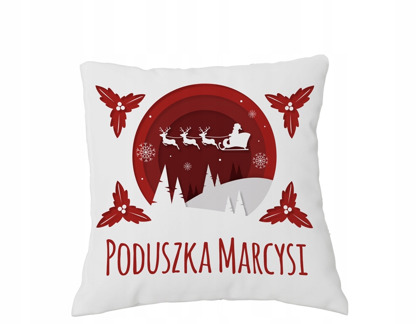

Poduszka Święta Mikołajki Z Imieniem
