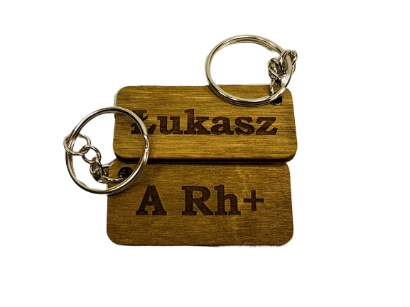 

Brelok do kluczy Imię Grupa Krwi