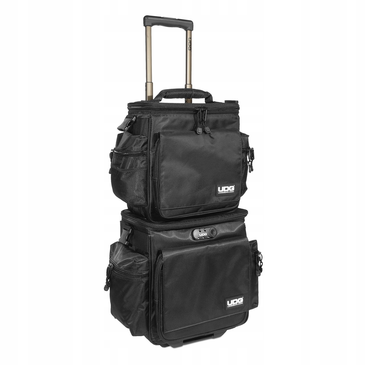UDG Ultimate SlingBag Trolley Set DeLuxe Black/Orange Inside MK2 ZESTAW Model UDG ULT SlingBag Trolley Set BL/OR MK2
