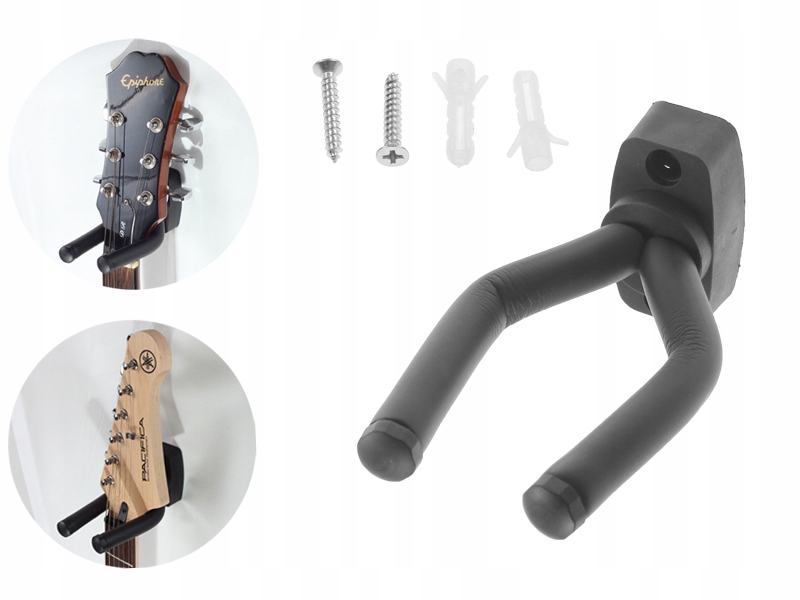 UCHWYT GITAROWY ŚCIENNY do GITARY HAK WIESZAK reg.