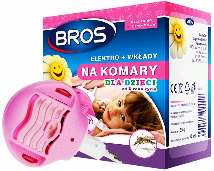 

Elektro Fumigator Na Komary Dla Dzieci Wkład Bros