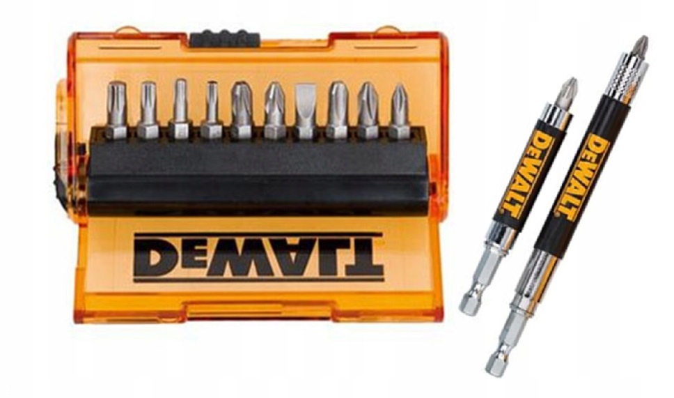 

Dewalt Zestaw Bitów Bity przedluzki DT71502 14el