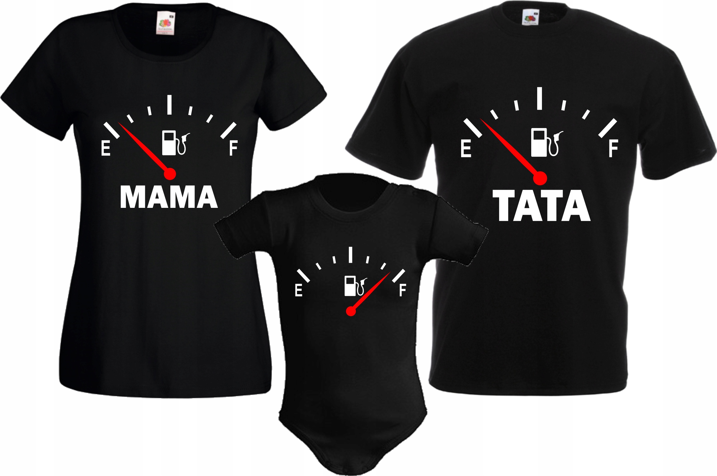 

Koszulki dla rodziny Mama Tata Dziecko body