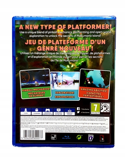 PS4 YOKUS ISLAND EXPRESS / NOWA / FOLIA Rodzaj wydania Podstawa