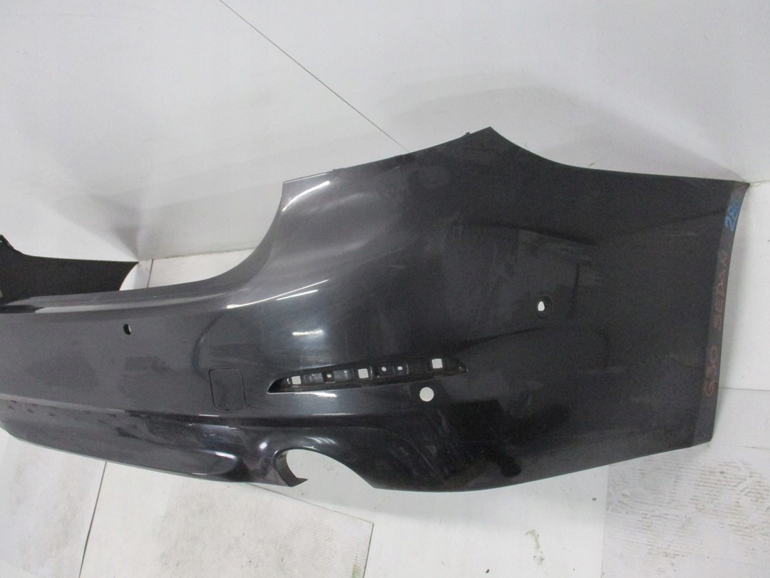 bumper BMW 5 G30 below PDC unprotected rear part