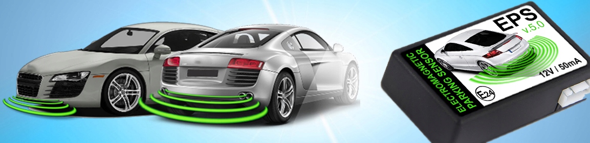 ELEKTROMAGNETYCZNY CZUJNIK COFANIA PARKOWANIA EPS Sygnalizacja przeszkód dźwiękowa i wizualna