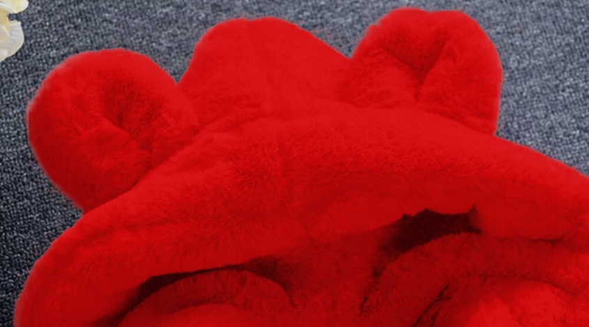 FUTERKO PŁASZCZYK MIŚ MIĘCIUTKIE KAPTUR USZKA HIT! Płeć dziewczynki