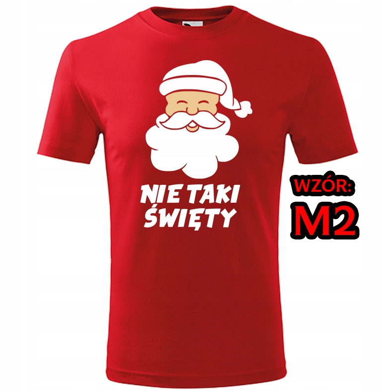 Koszulka Świąteczna Mikołaj prezent Renifer 134 Materiał dominujący bawełna