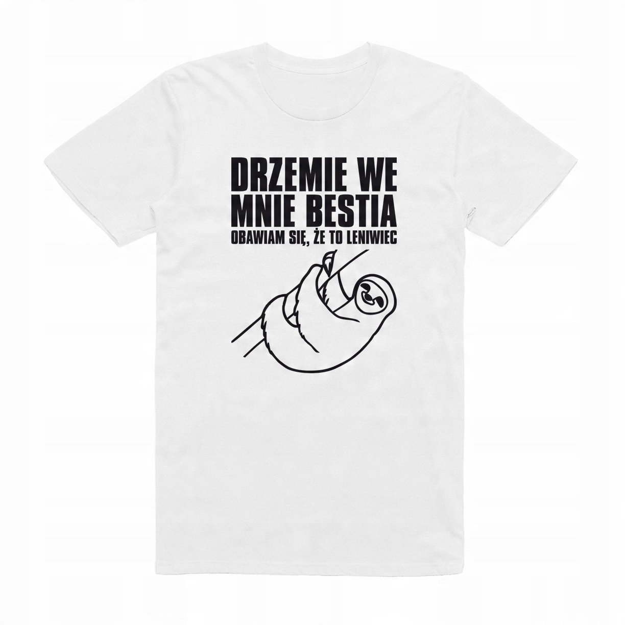 

S - Koszulka T-shirt Leniwiec Bestia Śmieszna