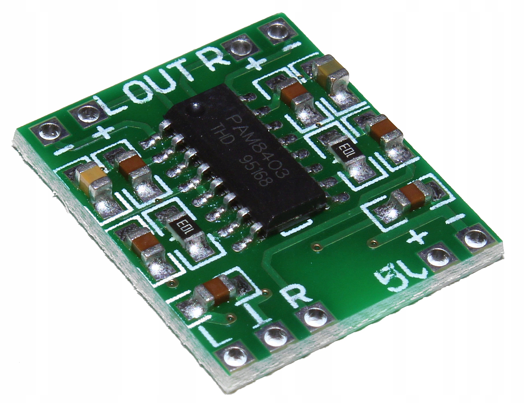 WZMACNIACZ AUDIO 2X3W PAM8403 5V ARDUINO