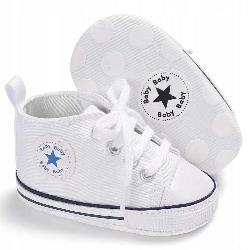 

Buty Trampki Niechodki Niemowlęce buciki 0-6 m.