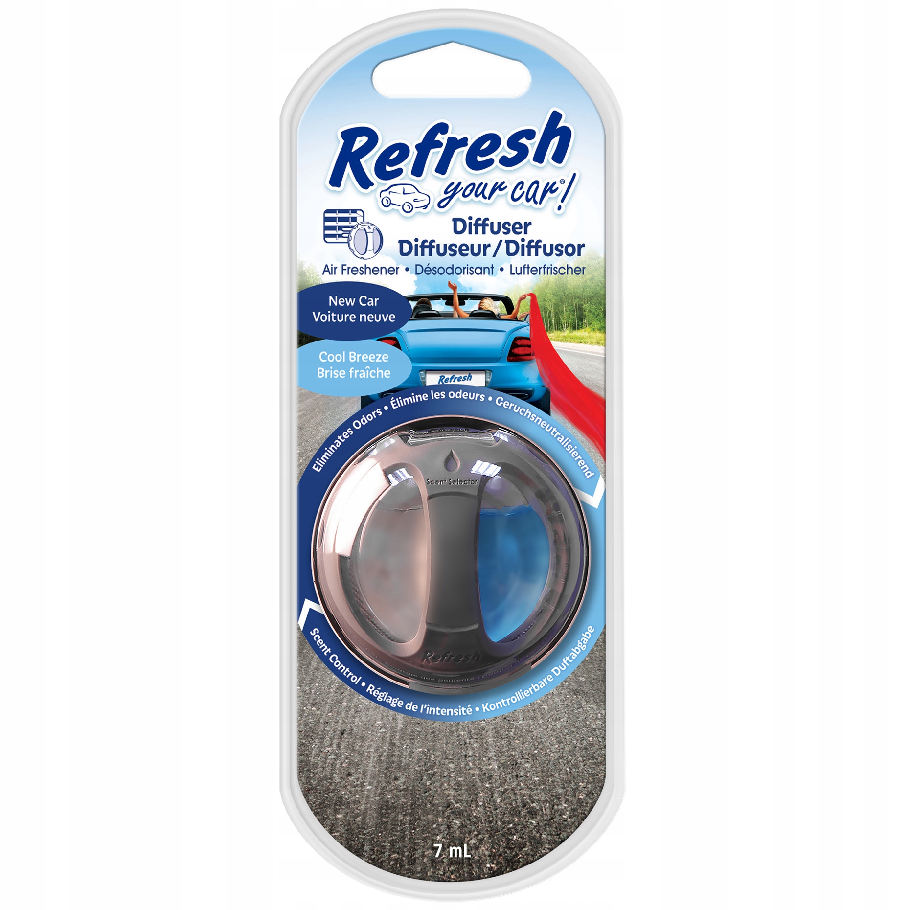 

Zapach Refresh Membrana Duo New Car Cool Breeze