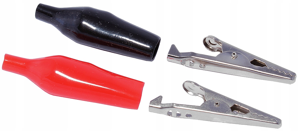 

Krokodylek 45mm 2szt Czarny Czerwony Izolowany