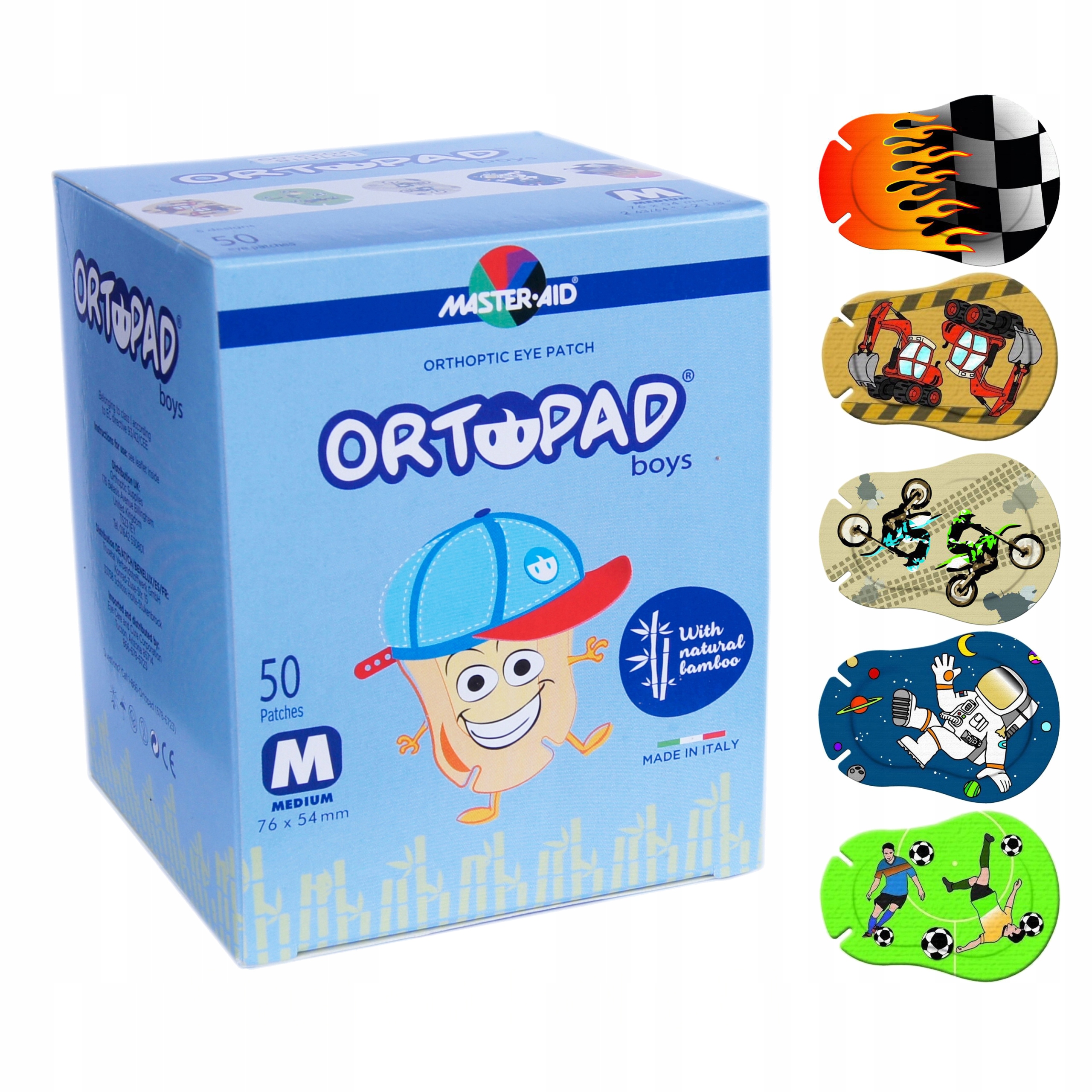 

Ortopad Duży Wzór Boy Medium Plaster Na Oko Gratis