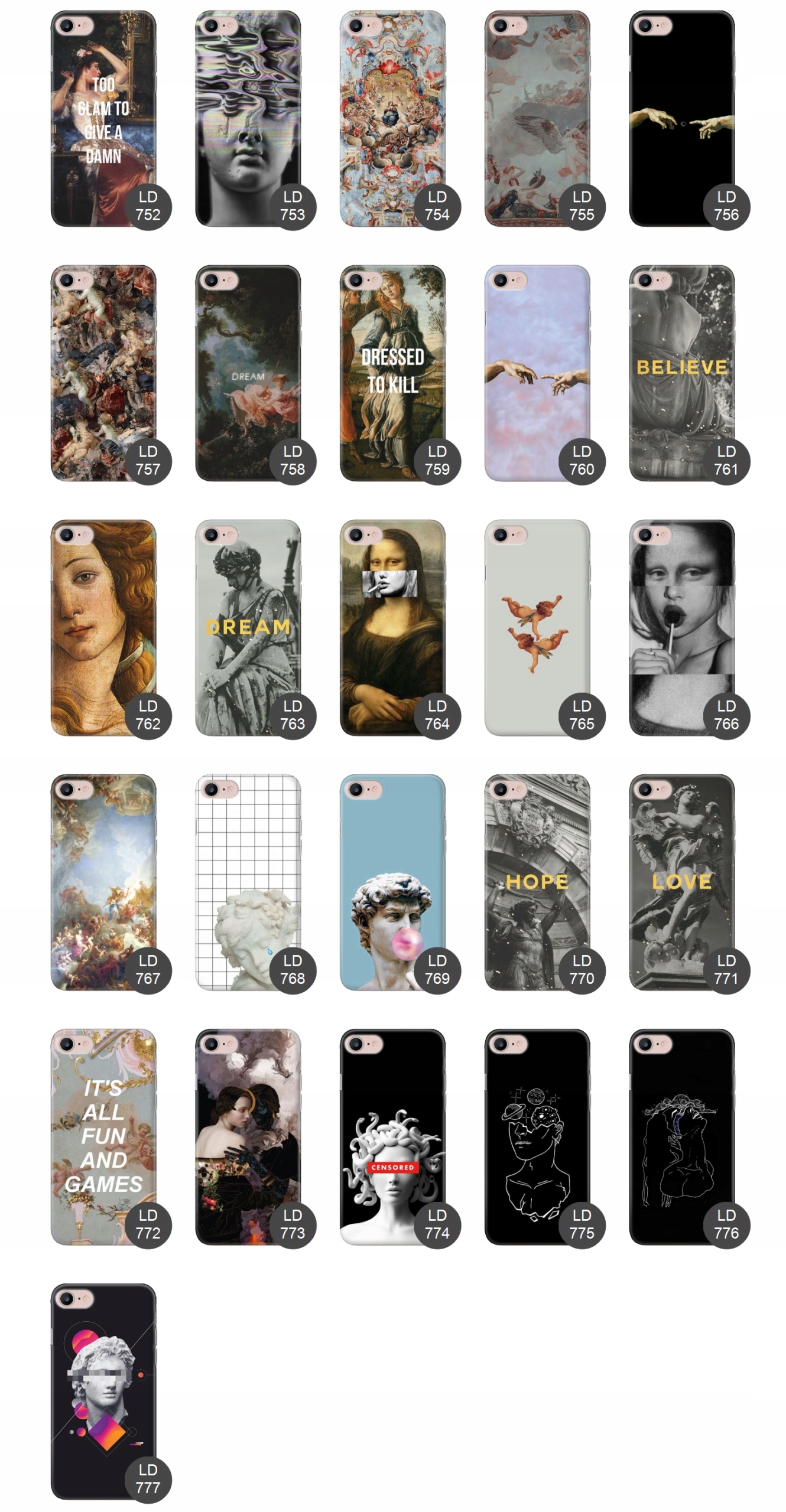 iPhone 7 / 8 | etui Da Vinci Mona Lisa