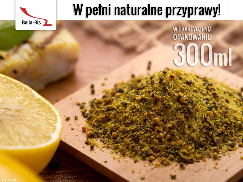 PIEPRZ CYTRYNOWY 250g Słoik do ryb Postać mielona