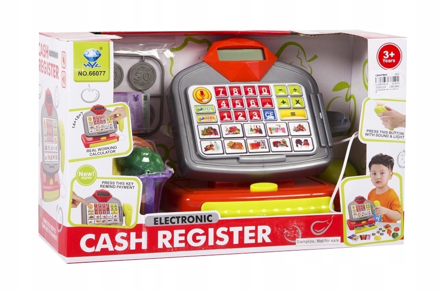 KASA SKLEPOWA FISKALNA SKANER KOSZYK MONETY SKLEP Marka Doris