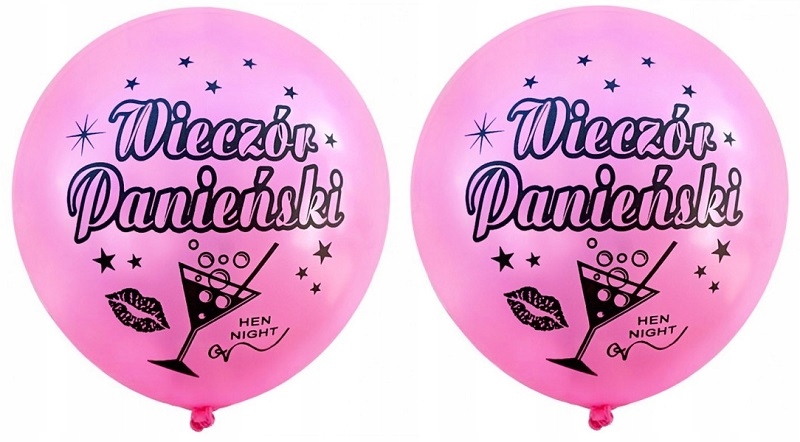 

Balony Na Wieczór Panieński 2 Sztuki Różowe Balon