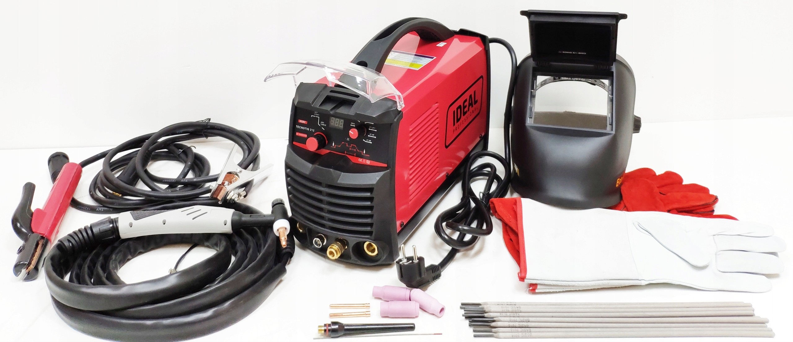 SPAWARKA IDEAL TECNOTIG 212 PULSE TIG MMA ZESTAW