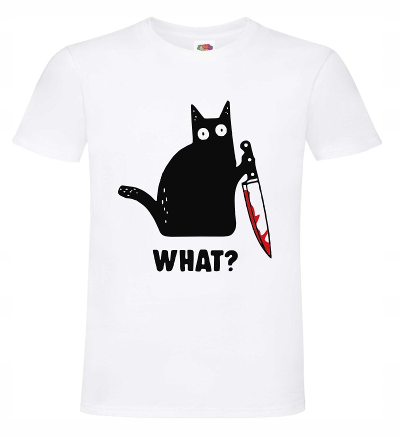 

Kot Morderca "what" , T-shirt, koszulka