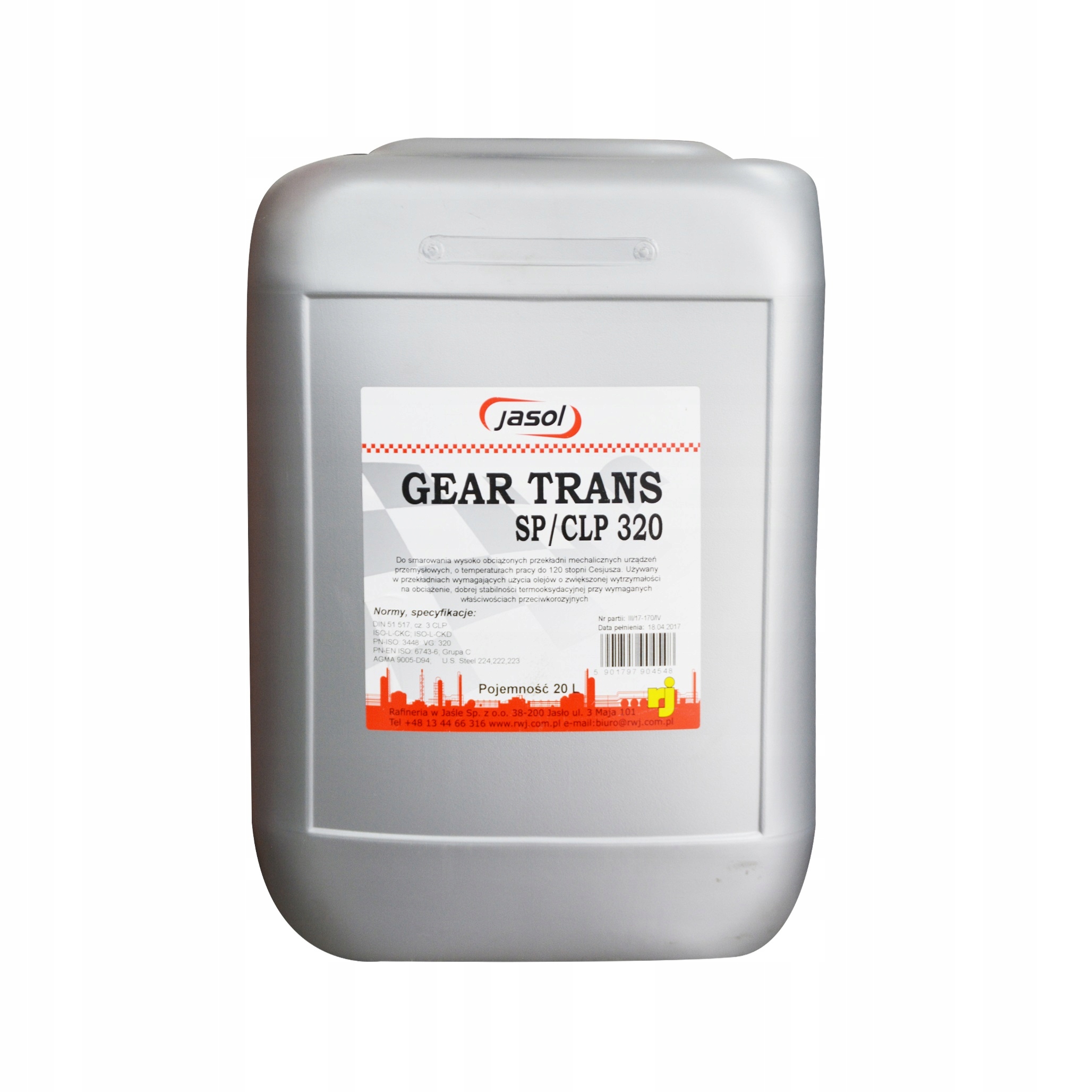 

Olej Przekładniowy Z Dodatkami Ep 320 20L EP320