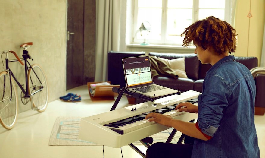 YAMAHA PSR F-52 KEYBOARD KLAWISZ + KURS SET 7 Zasilanie sieciowe