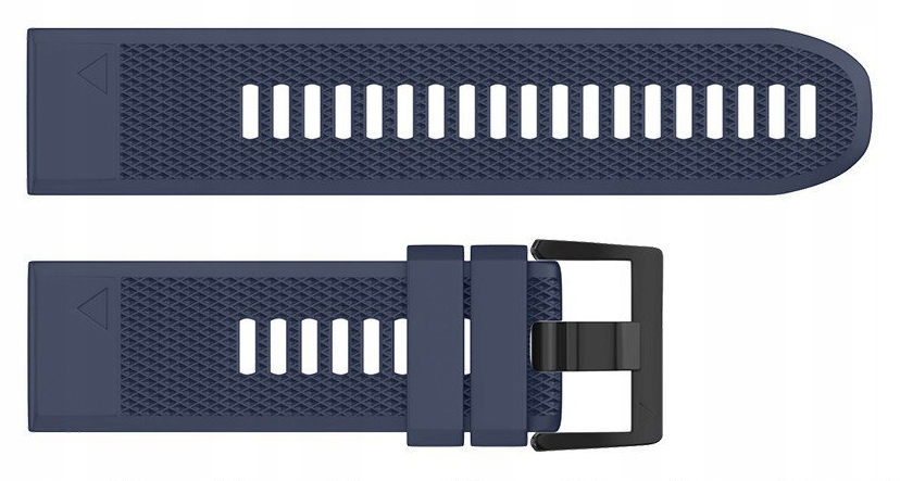 GRANATOWY Pasek do Garmin Epix 2 Slate Steel Marka Tech-Band