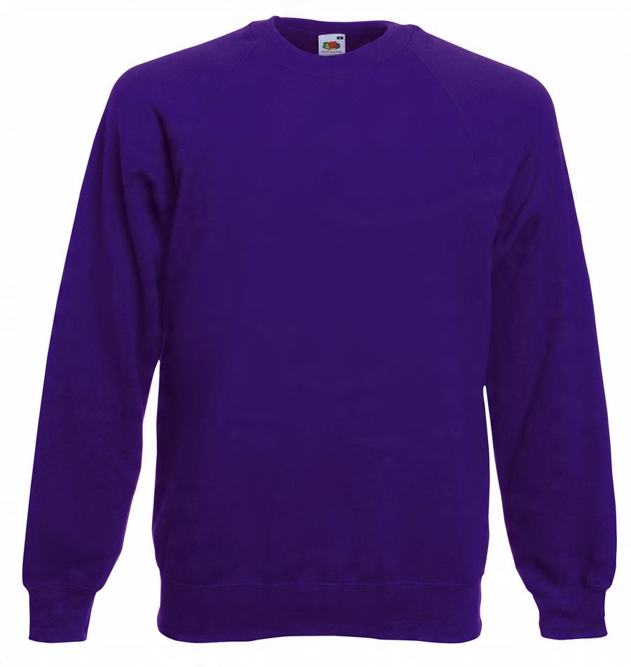 

Bluza Raglan Classic Fruit Of The Loom purple M