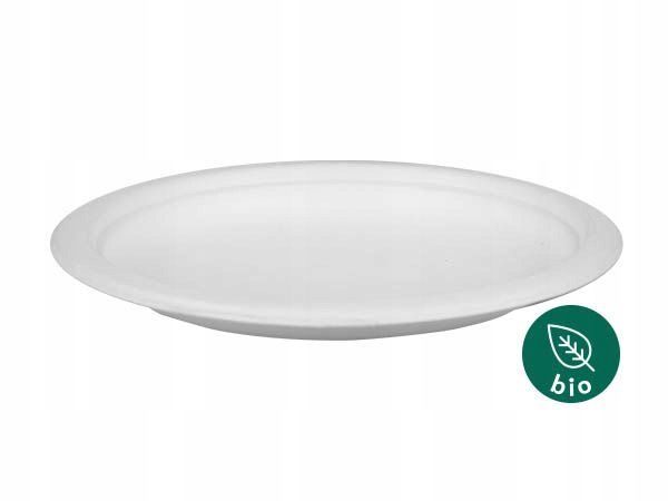 

Talerze talerz okrągły 23cm biały bio eko Kram 50s