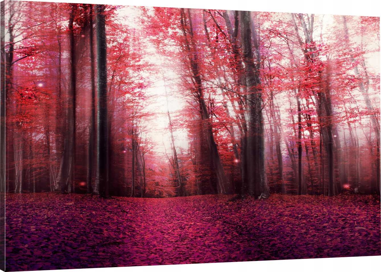 

Obraz Na Płótnie Do Sypialni Różowy Las 120X80