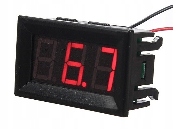 

Miernik woltomierz w obudowie DC 5 -30V Led 0,56'