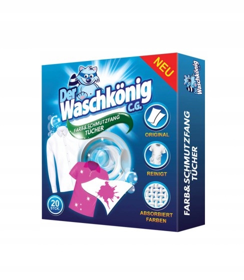 

Der Waschkoning Chusteczki Do Prania 20 Szt.