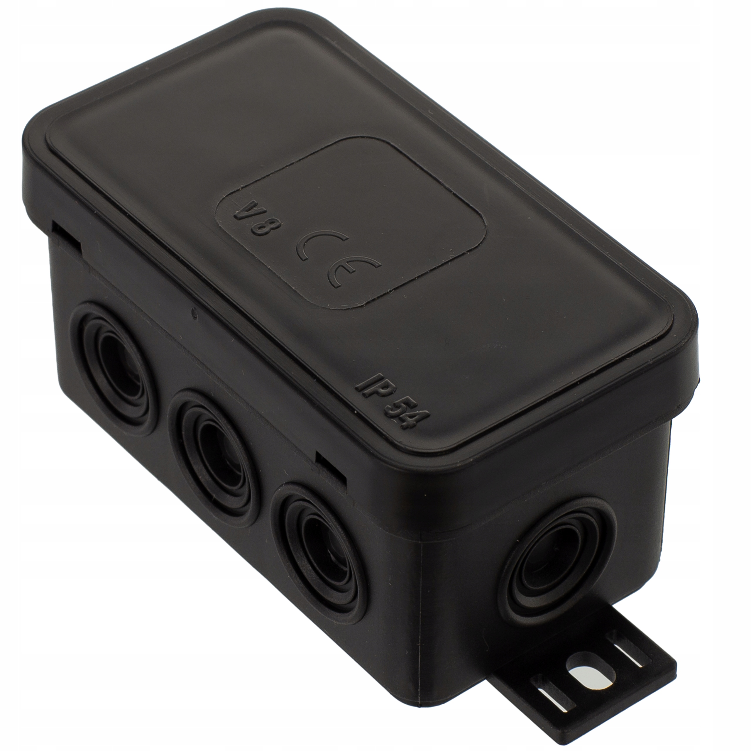 

Puszka natynkowa hermetyczna 45 klik IP54 Czarna