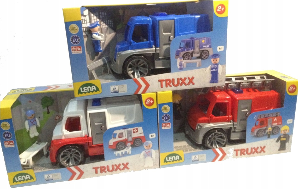

Auto Policja Straż Ambulans Zestaw Lena