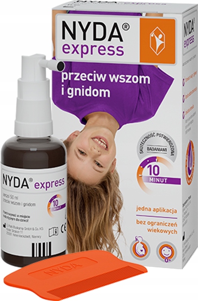 

Nyda Express aerozol 50 ml przeciw wszom i gnidom