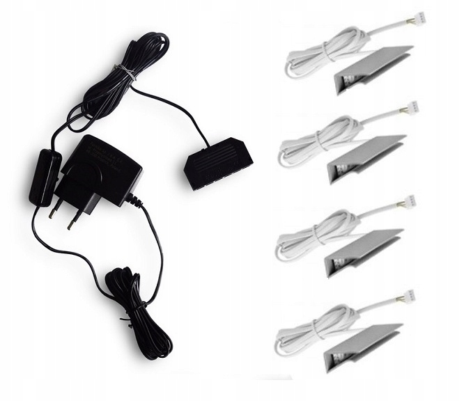 8 punktowe oświetlenie LED KLIPEX 1 kolor