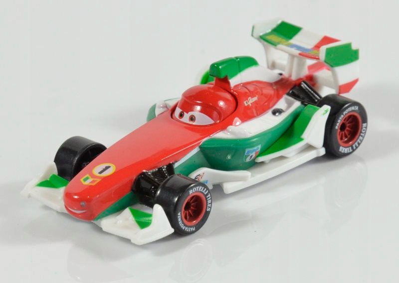 MATTEL CARS AUTA FRANCESCO PALTEGUMMI no.1 BERNOULLI 1:55 z PL EAN (GTIN) 0887961403404