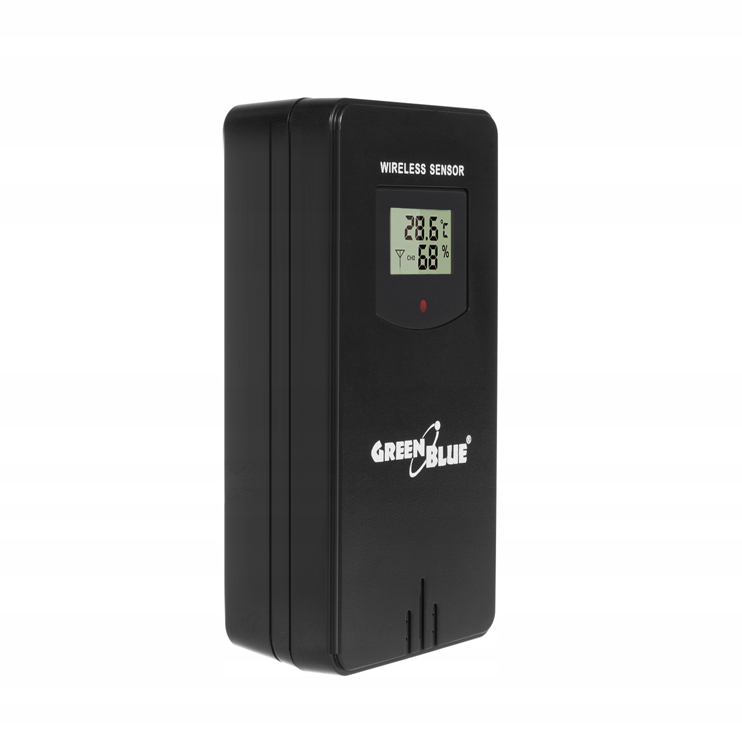 STACJA POGODY POGODOWA BEZPRZEWODOWA HIGROMETR DCF Kolor czarny