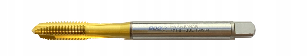 

Gwintownik Maszynowy Prosty M8 800X Tin Fanar