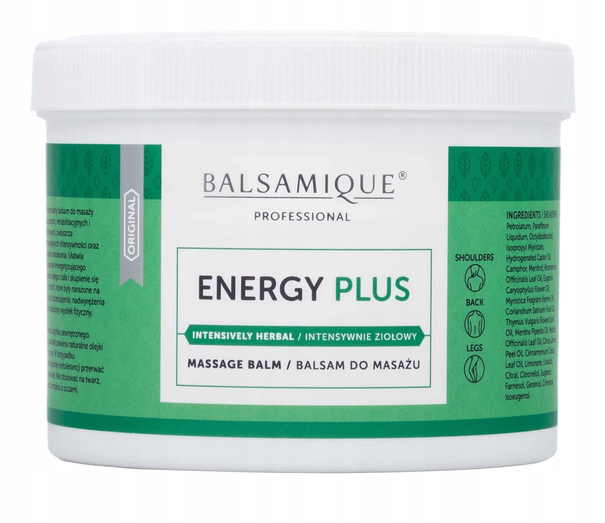 

Balsam do masażu Energy Plus 500 ml. LurguS