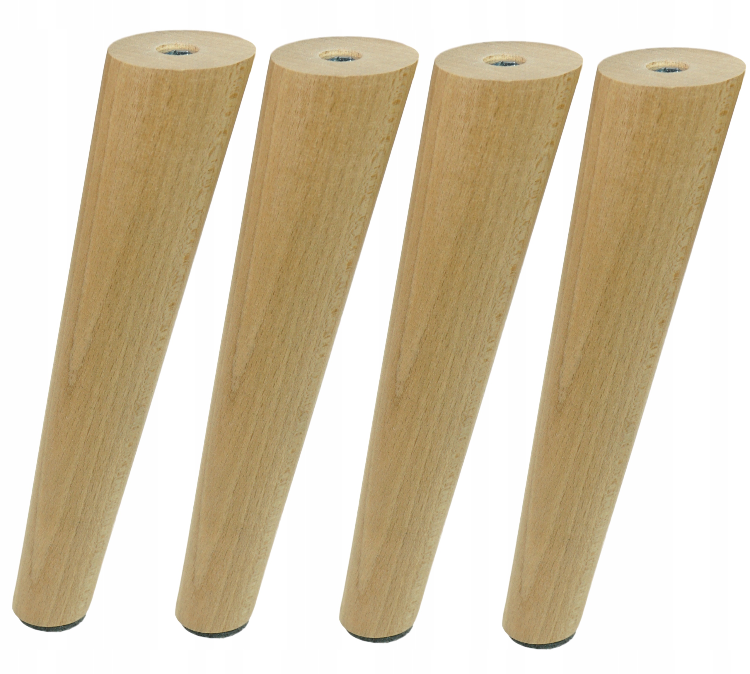 Ножки мебельные деревянные белые - фото