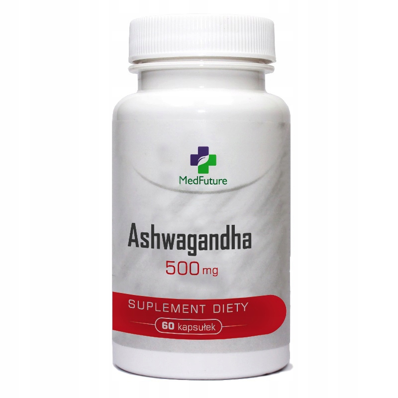 

Ashwagandha 60 kapsułek Żeń-szeń Indyjski 500mg