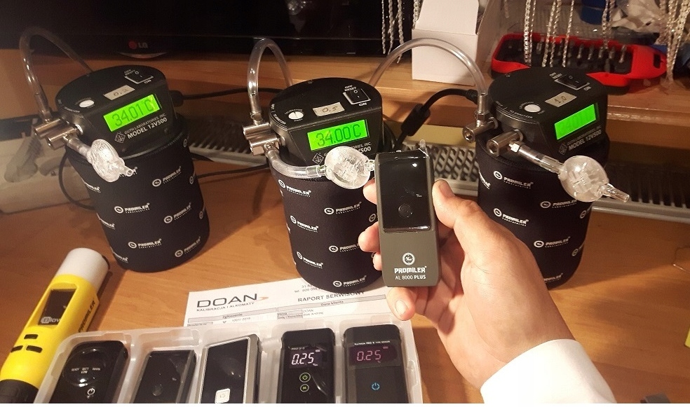 ALKOMAT ELEKTROCHEMICZNY AL8000 plus KALIBRACJE Measurement Resolution 0 01