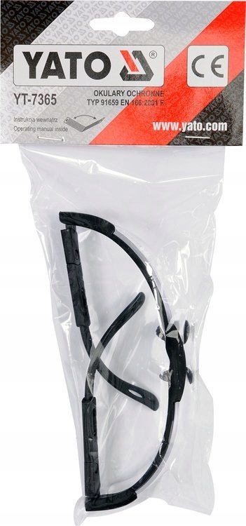 Okulary ochronne bezbarwne YT-7365 Kod producenta YT-7365