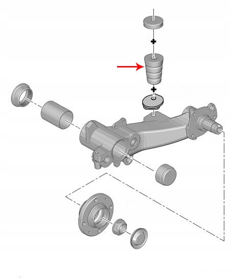 ODBÓJ BELKI TYŁ CITROEN XSARA II PICASSO 516663 Typ samochodu Samochody dostawcze Samochody osobowe