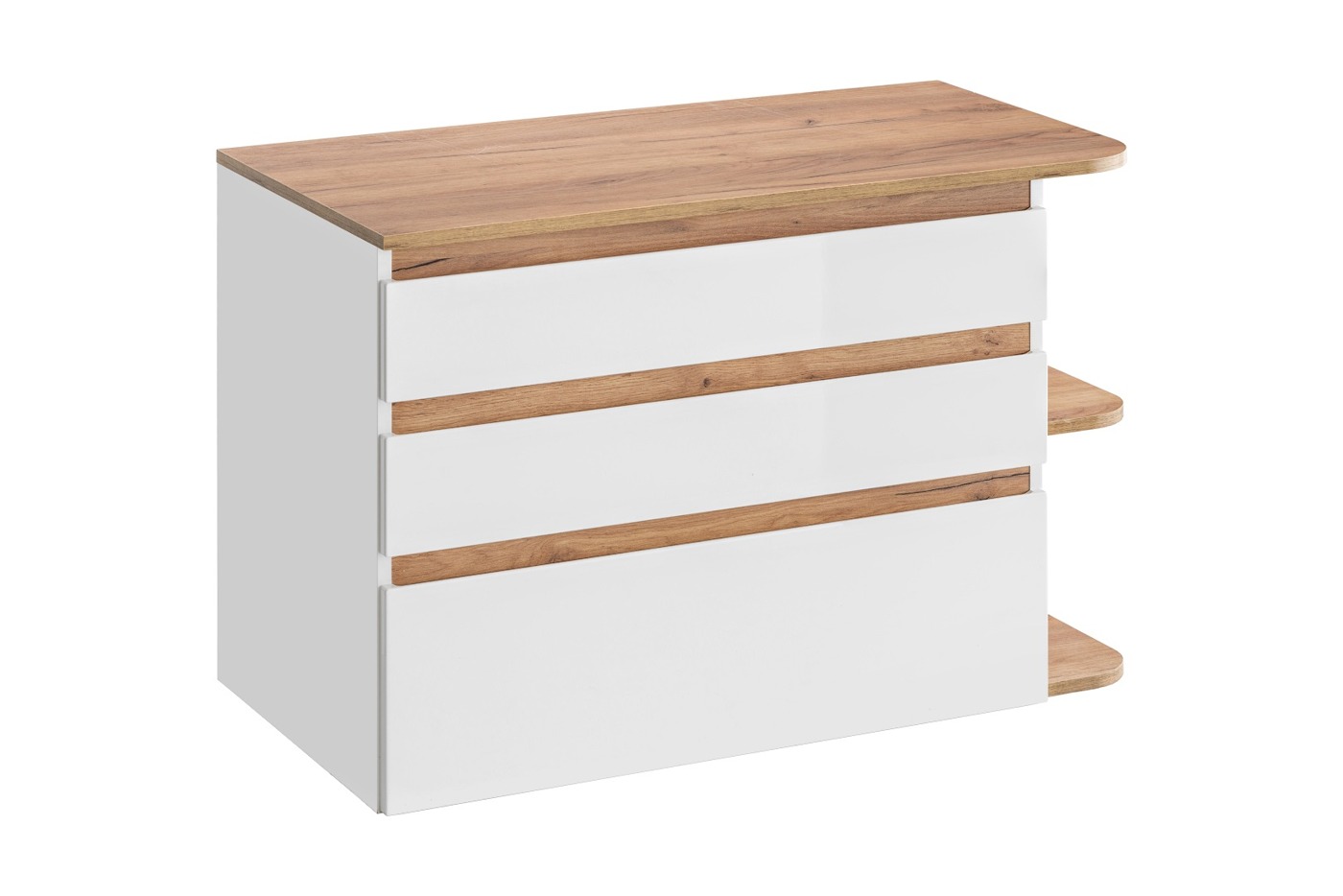 ZESTAW MEBLI ŁAZIENKOWYCH PLATINUM Kolor frontów biały